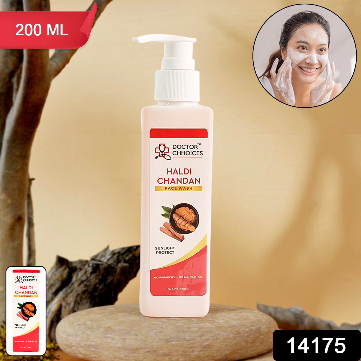 Doctor Chhoices Haldi Chandan Face Wash 200 Ml (1 Pc) Doctor Chhoices Haldi Chandan Face Wash 200 Ml (1 Pc)